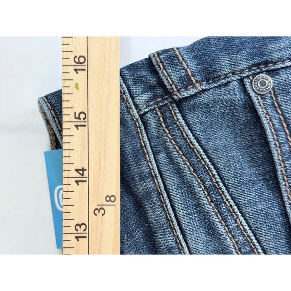 Rock & Roll Denim Riding Bootcut Jeans Womens Size 30 x34 Dark Wash Western Cowg - Picture 7 of 12